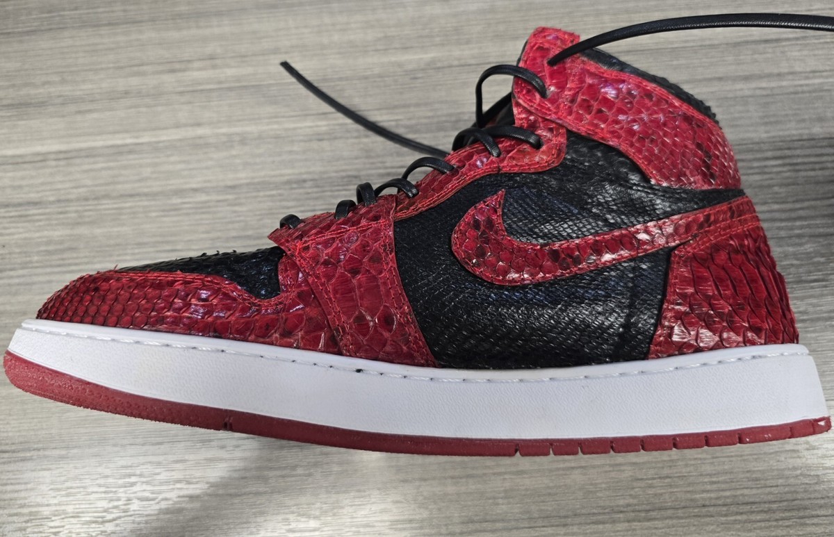 custom snakeskin jordans