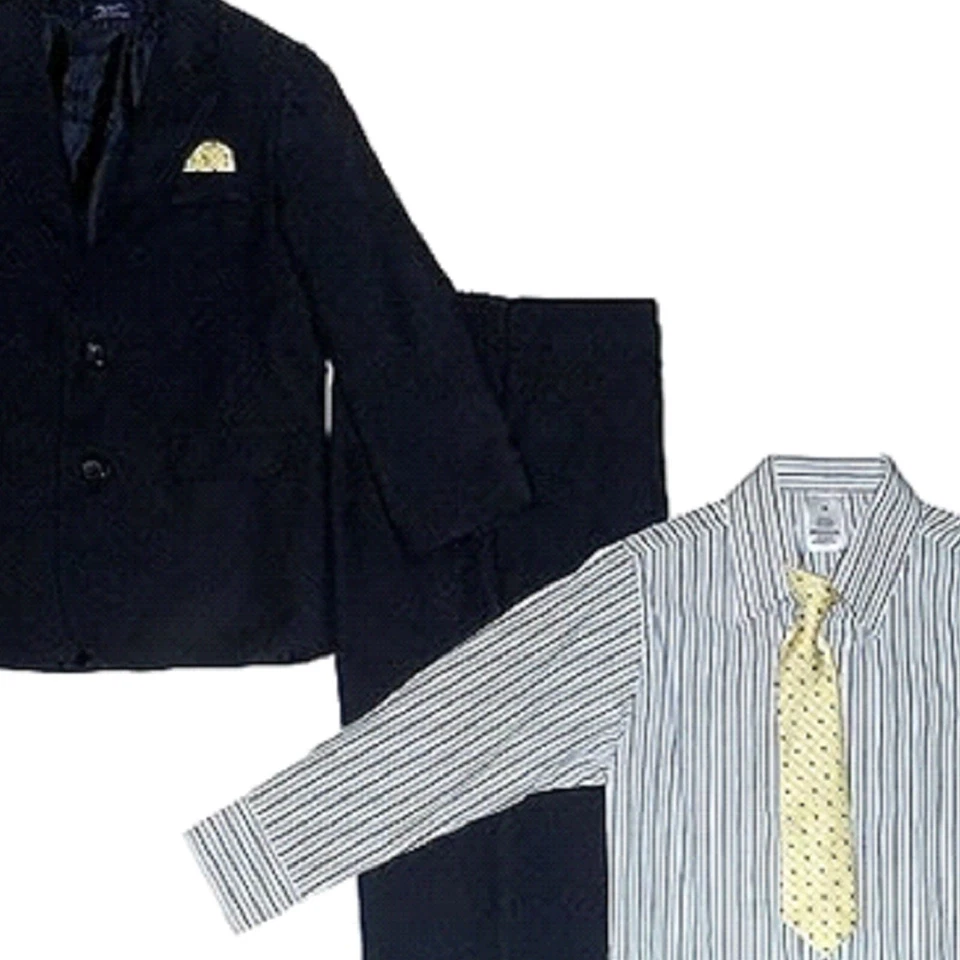 Traje de 4 piezas Arrow Little Boy azul marino - grande 6 - nuevo con etiquetas Foto 4 de 4