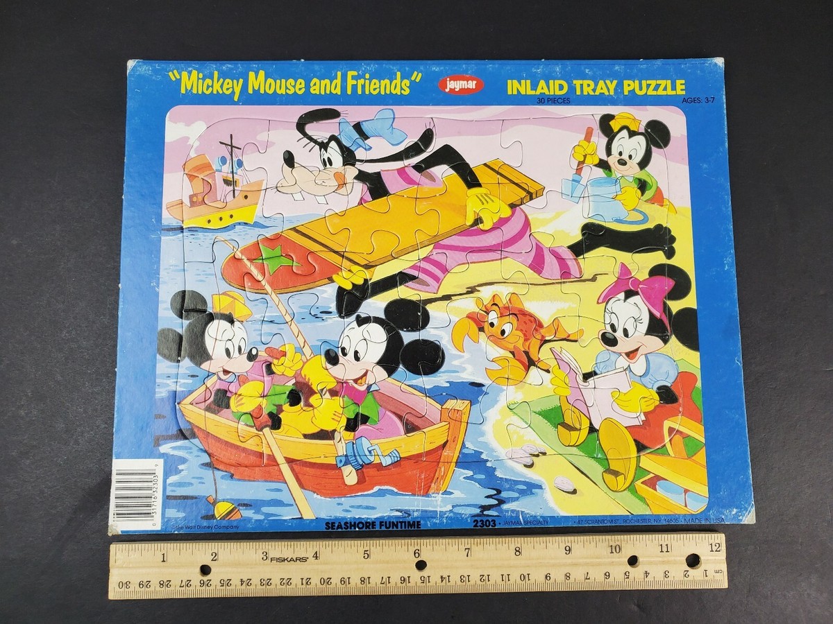 Mickey Mouse & Friends Seashore Funtime Puzzle Disney Jaymar 30