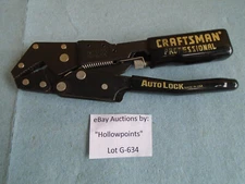 Craftsman Professional USA Auto Lock Pliers No. 45307 used once 7-1/2"  G634