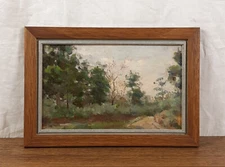 Summer Landscape, Original oil painting, Ukrainian artist Zizda