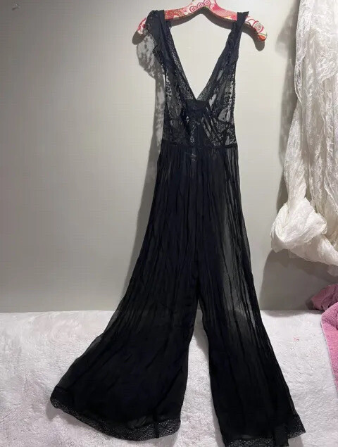 Винтажный прозрачный комбинезон Free People XS