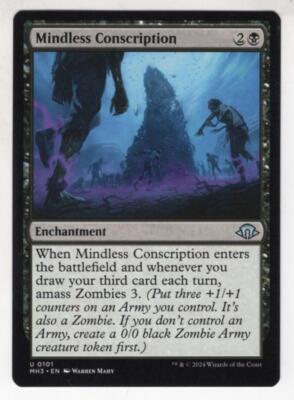 MTG Modern Horizons 3 Uncommon Karte #101 Mindless Conscription