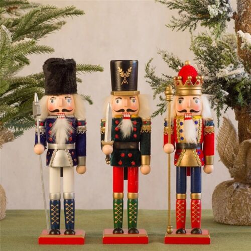 Supplies European-style Cloth-covered Christmas Nutcracker Soldier Ornaments - Picture 1 of 12