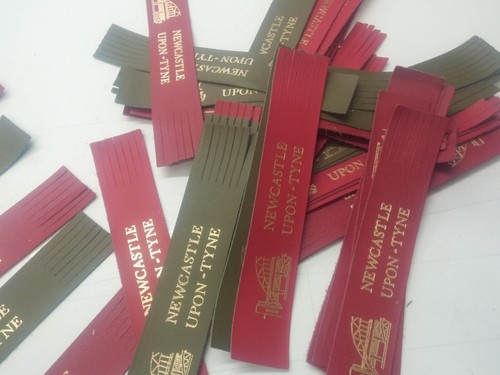Job lot - 10 leather Newcastle-Upon-Tyne & Tyne bridge bookmarks - Picture 3 of 4