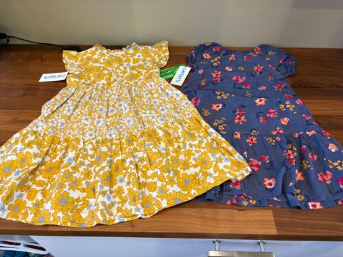 LOT OF 2 Carters GIRLS Floral Dresses SIZE 5T NWT - Picture 2 of 12