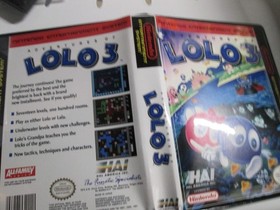 Adventures of Lolo 3 CASE ONLY Nintendo NES Box, A+ QUALITY