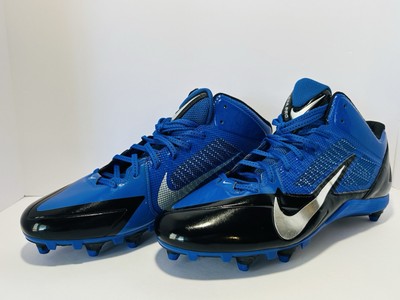 Nike Alpha Pro Fly Wire Football Cleats Blue/Black Size 15 Men