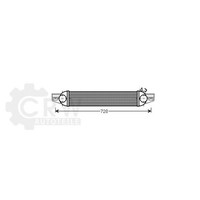AVA Quality Cooling LadeluftküHler LuftgeküHlt Aluminium FüR Fiat Qubo FTA4388