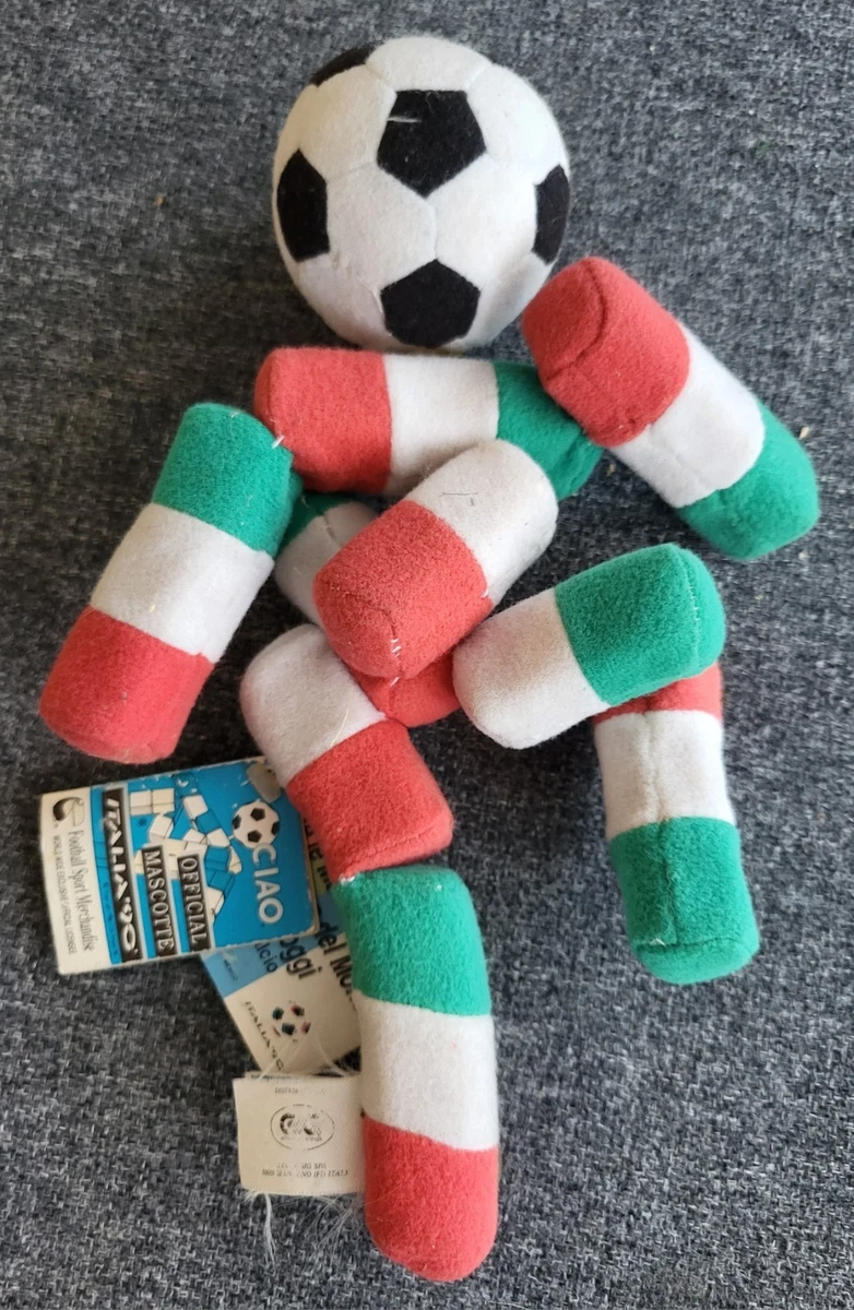 1990 Italia 90 Cendrier 24 Cm Faience Football Coupe Du Monde Made in