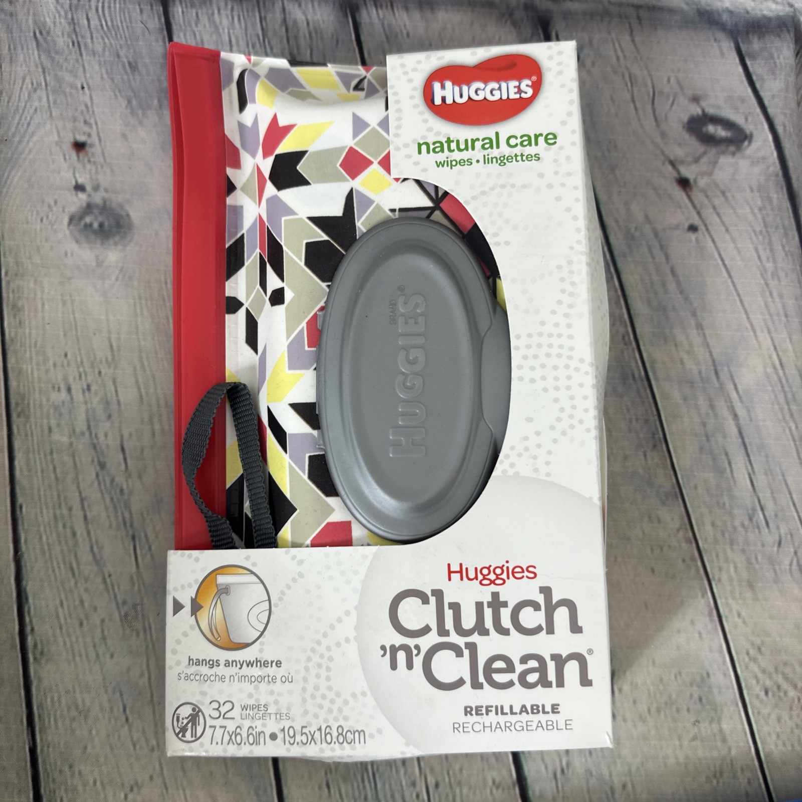 Huggies Natural Care Clutch & Clean Refillable Clutch with 3