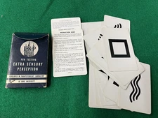 ESP Testing Cards 1937 For Testing Extra Sensory Perception Duke University vtg