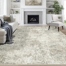 8x10 Area Rugs for Living Room Rug Washable: Abstract Large Rug for Dining