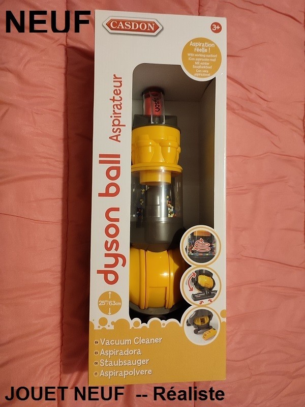 Aspirateur Dyson jouet d'éveil pour nettoyer la chambre en s'amusant