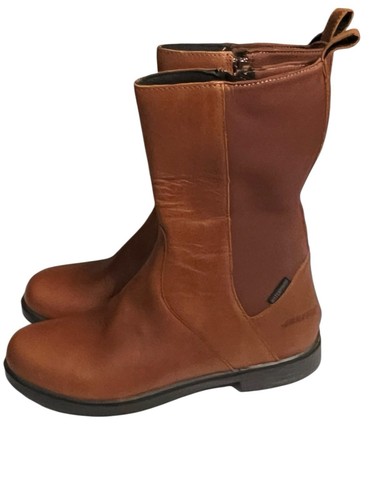 Baffin Cambridge Women Barley Leather Mid Calf Boots Size 8 Brown NEW - Picture 3 of 9