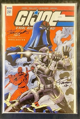 G.I. JOE A Real American Hero #241 RE Altered Reality Exclusive Double Signed NM