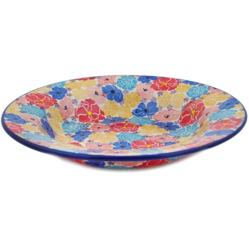 Polish Pottery 9" Pasta Bowl Outstanding UNIKAT - Thumbnail 4