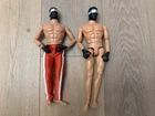 VINTAGE 1996 Hasbro GI Joe Commando Snake Eyes Action Figure Doll Lot of 2