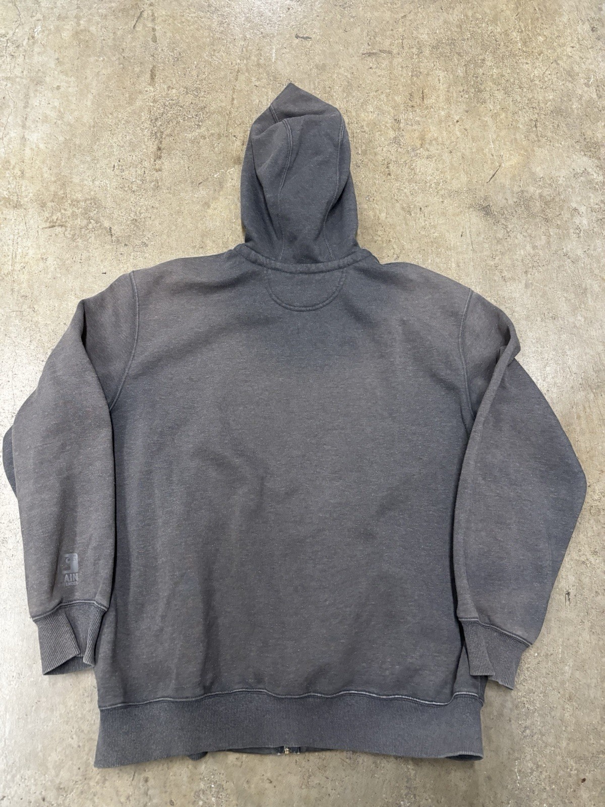 Carhartt Rain Defender Gray Zip Up Hoodie Men’s Size XL Original Fit Faded thumbnail 2