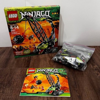Lego Ninjago: 9457 Fangpyre Wrecking Ball, Box + Instructions, Not