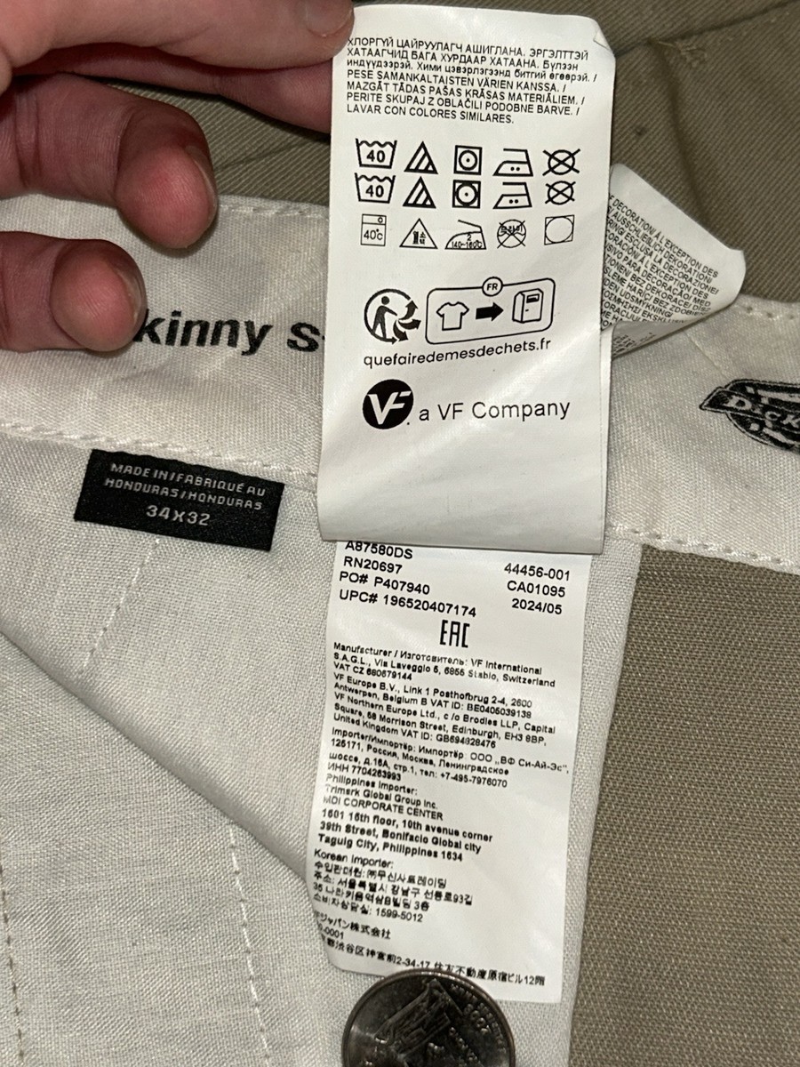 That's A Awful Lot Of Cough Syrup x Dickies Khaki Work Pants Tan