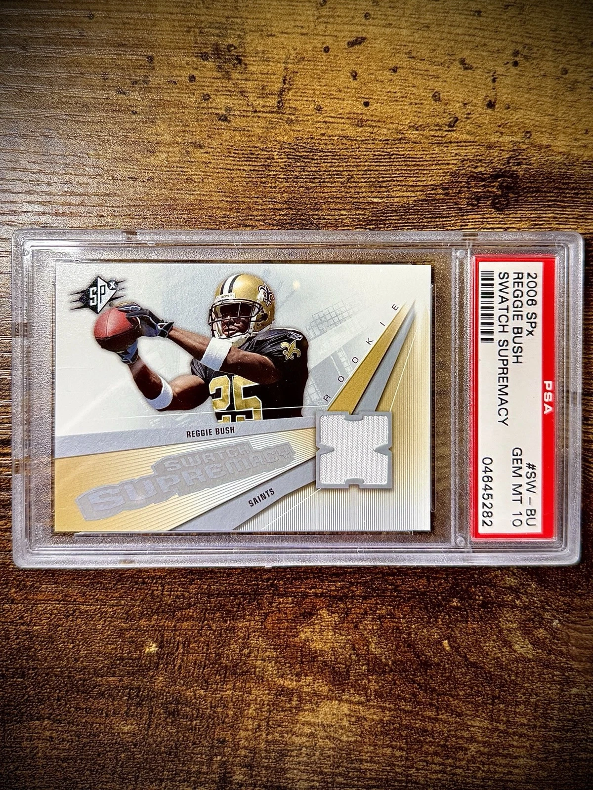 Reggie Bush SPx Swatch Supremacy #SWBU Swatch Supremacy