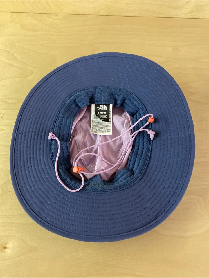 Chapéu The North Face Boonie unissex S-M roxo sol aba larga queixo alça balde - Imagem 3 de 4