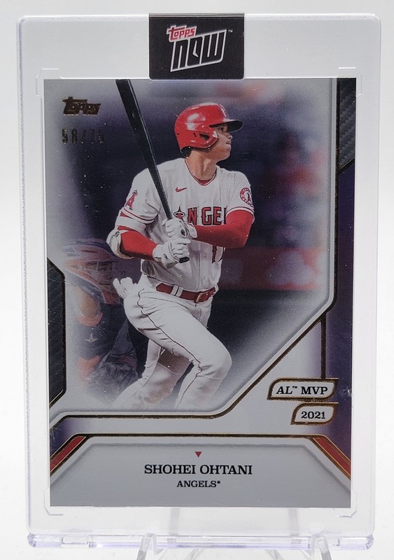 SHOHEI OHTANI 2025 TOPPS MLB MVP COLLECTION PURPLE FOIL #6 ANGELS /75 Q2091