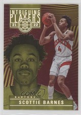 2021-22 Panini Illusions Intriguing Players Asia Red & Yellow Scottie Barnes 7sw