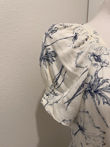 ASTR The Label Women's Sketch Floral Midi Elysian Dress Size Medium Cottagecore - Picture 4 of 11