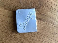 ANTIQUE ALUMINIUM STAMP CASE 