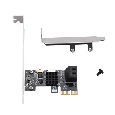 New 2 SATA interfaces Port SATA III Expansion Controller Adapter Card 6G