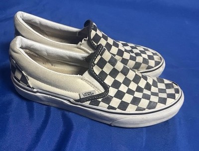 VANS Checkerboard Slip-On Men s 5.0 Black And White