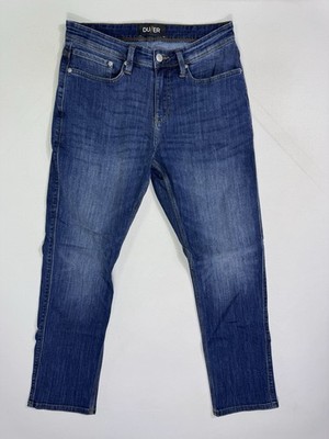 DU/ER Duer Jeans L2X Relaxed Taper Men's 30x30 Blue Denim Performance Stretch