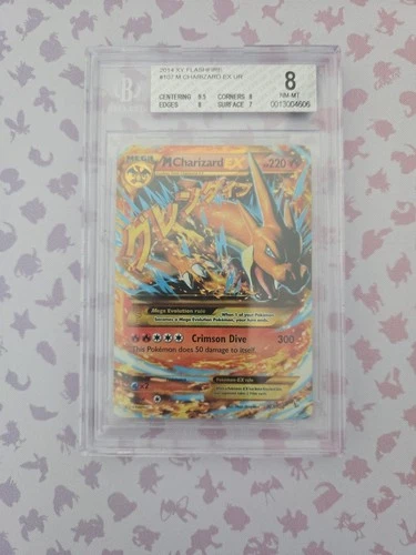BGS 8 2014 XY Flashfire #107 M Charizard EX UR
