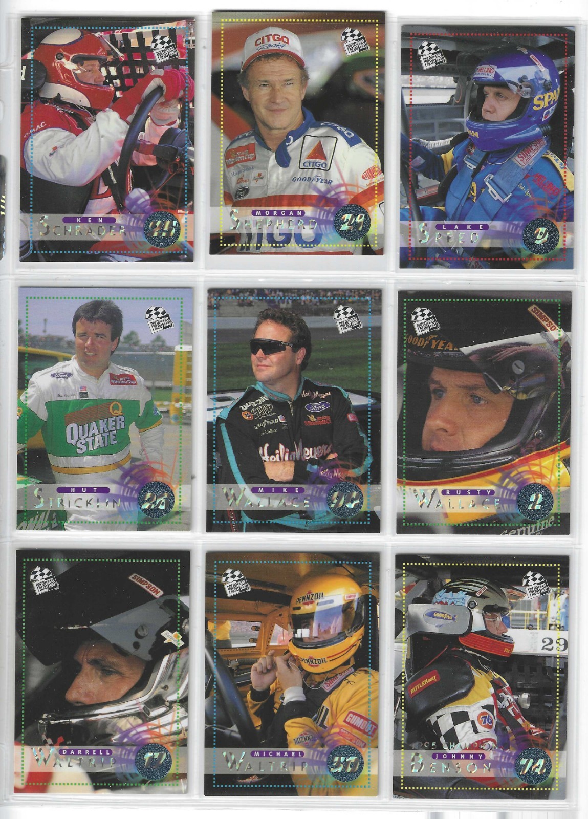 *1996 Press Pass CUP CHASE Foil Prize-#35 Darrell Waltrip--ONE CARD ONLY!*