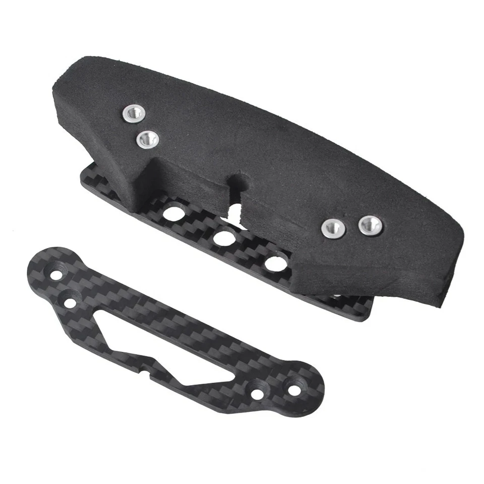 Carbon Front Bumper Kit for Tamiya TA03F Pro TA03FS TA03F Chassis Upgrades - Image 4 of 4