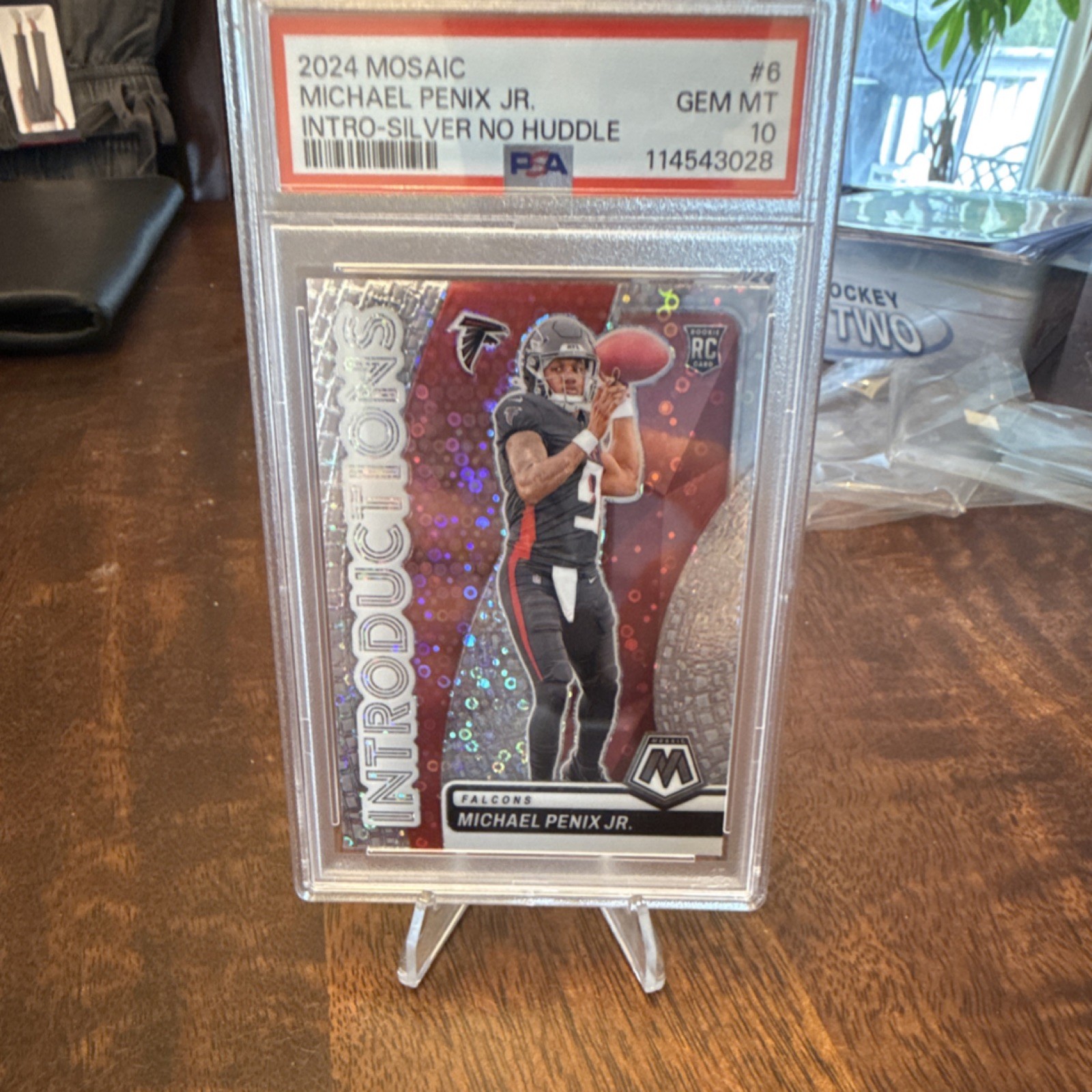 Michael Penix Panini Mosaic Introductions #6 Silver