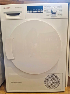 Bosch SelfCleaning Condenser Front Loading White Condenser Tumble Dryer