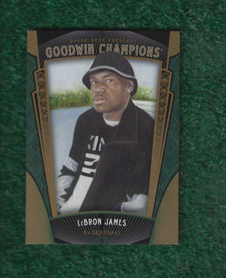 LeBRON JAMES - 2015 UPPER DECK GOODWIN CHAMPIONS BASE CARD # 60 - LAKERS - NBA