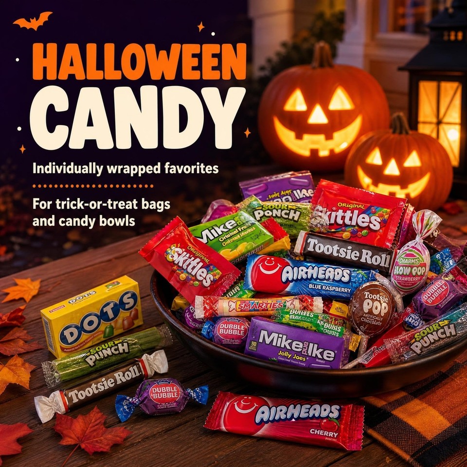 Name Brand Candy Variety Pack, 10 lb Bulk Candy - Halloween Candy | eBay