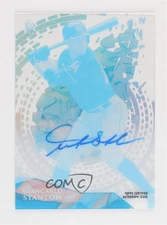 2014 Topps High Tek Cyan Printing Proof 1/1 Giancarlo Stanton #HT-GST Auto 07o4