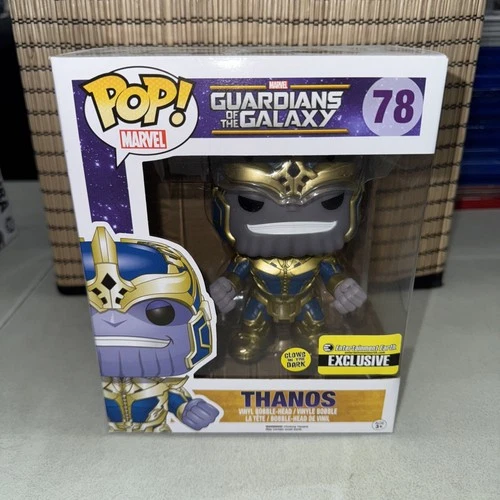 Funko Pop! Marvel Guardians Of The Galaxy Thanos #78 Glows Entertainment Earth