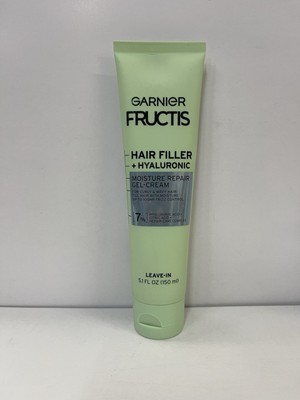 Garnier Fructis Hair Filler Hyaluronic Moisture Repair Gel-Cream Leave-In 5.1oz