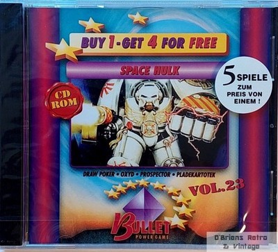 Space Hulk - PC CD-ROM - Euro Power Pack Vol. 23 - New & Sealed - DOS
