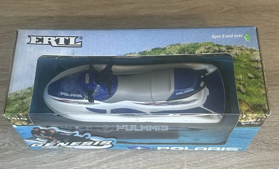 2000 Ertl Polaris Genesis Jet Ski DieCast Watercraft 1:18 Novo na caixa Dist. 2000 - Imagem 2 de 4