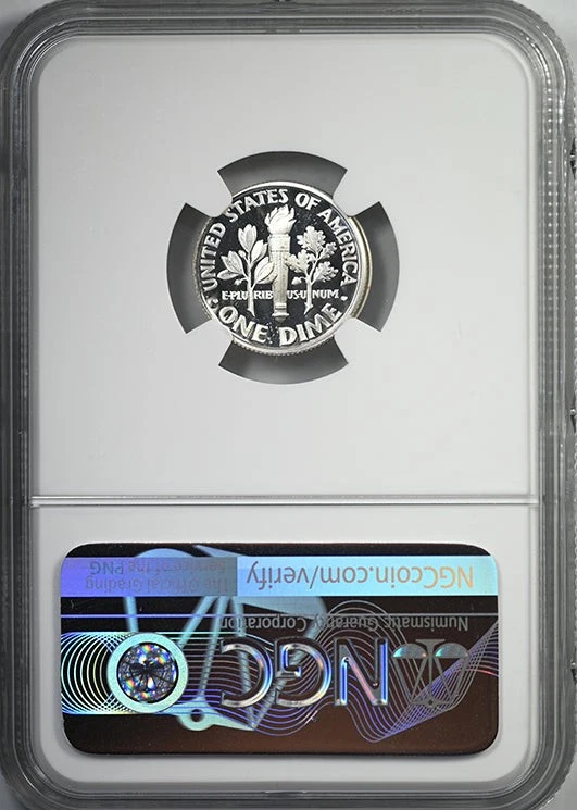 2006-S Proof Silver Roosevelt Dime 10C NGC Mint Error PF69 Ultra Cam Fin Rim Obv - Image 2 of 4