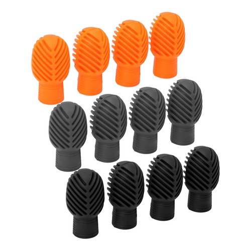 4PCS Bacchetta Silenziosa Pratica Punta Silicone Elasticizzabile Drum Practice - Foto 15 di 32