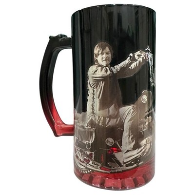 The Walking Dead AMC Daryl Dixon Motorcycle Beer Mug Stein 2014 Official