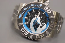 INVICTA NFL Carolina Panthers 58mm Sea Hunter Gen III Stainless Steel Black
